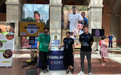 CELEBRATING THE 2019 FOOTBALL PARTY IN MADRID